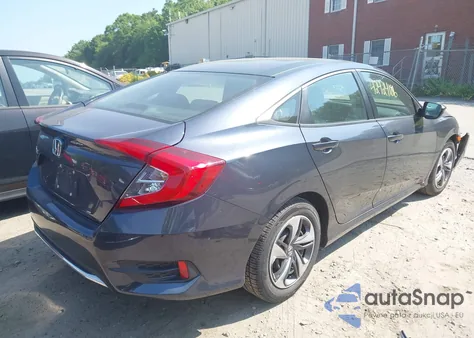 2021 Honda Civic Lx из США, поврежденный, VIN 2HGFC2F66MH557703